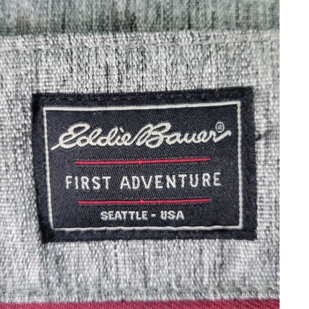 Eddie Bauer First Adventure Diaper Bag Gray Tote Bag 15X15X8 Waterproof Bag - Picture 7 of 8